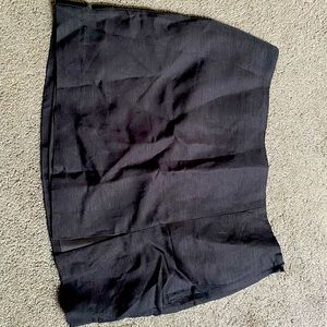 Short Linen blend skirt, never worn, tags still on, size 10